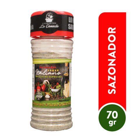 Sazonador Productos La Canasta sabor italiano - 70 g