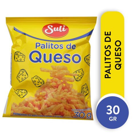 Snack Suli palitos sabor queso - 30 g