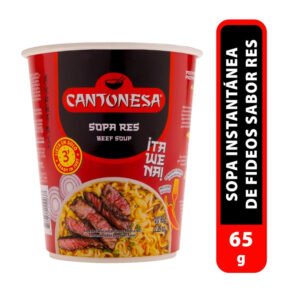 Sopa Cantonesa Vaso sabor Res - 64 g