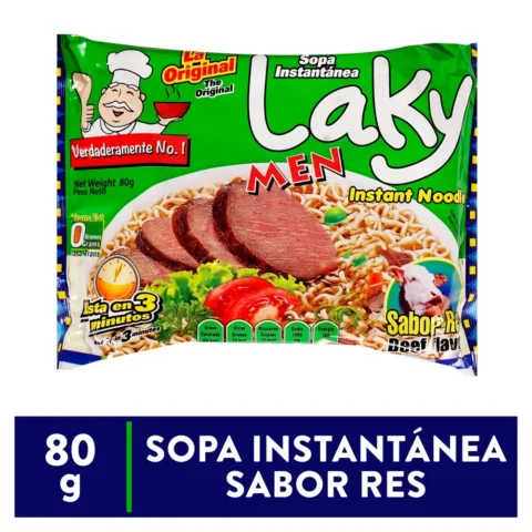 Sopa Laky sabor res en bolsa - 80 g