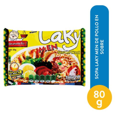 Sopa Laky sobre sabor pollo -80 g