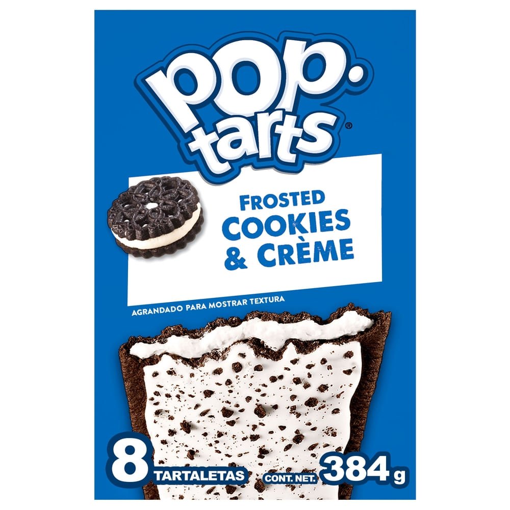 Tarta Pop Tarts Frosted Cookies & Crème - 384 g