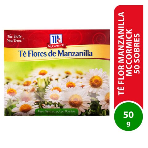 Té Flores Manzanilla Mccormick - 50 g
