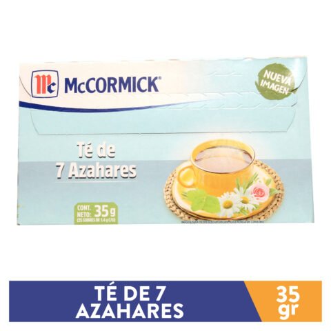 Té McCormick de 7 azahares sin cafeina - 35 g