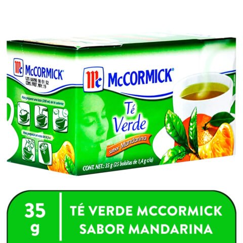 Té Mccormick Verde Mandarina - 35 g