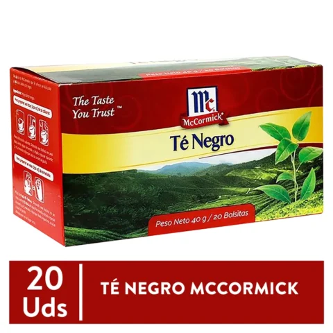 Té Negro Mccormick 20 Uds -40g