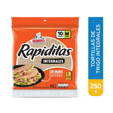 Tortilla de harina Bimbo mediana integral 10 Uds - 250 g