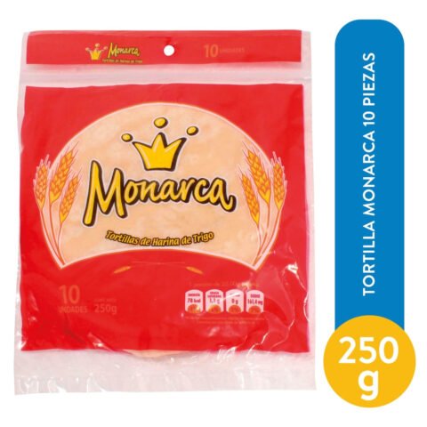 Tortilla Monarca De Trigo 10 Unidades - 250 g