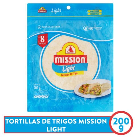 Tortilla Trigo Mision Light 8 Uds - 200 g