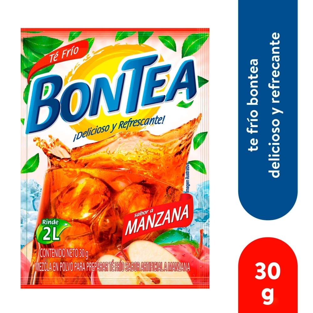 Bebida Bontea En Polvo Manzana - 30 g para comprar online en Estados Unidos