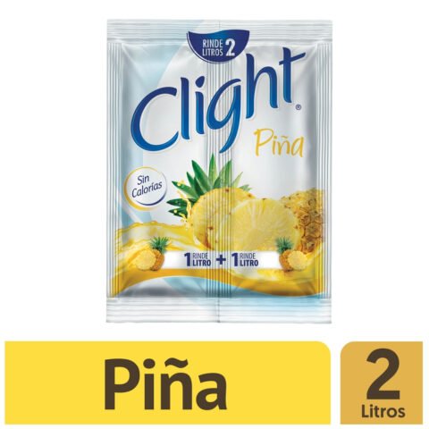 Bebida en polvo Clight sabor piña