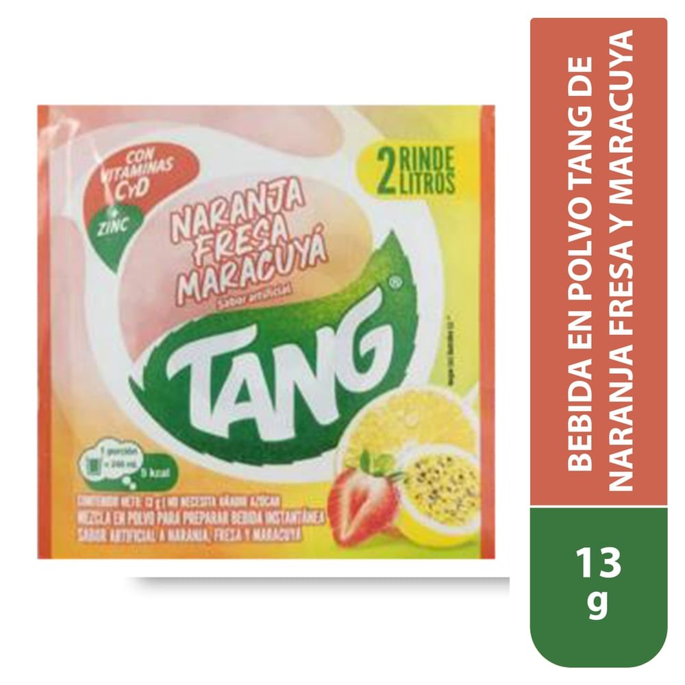 Bebida en Polvo Tang de Naranja Fresa y Maracuya - 13 g para comprar online en Estados Unidos