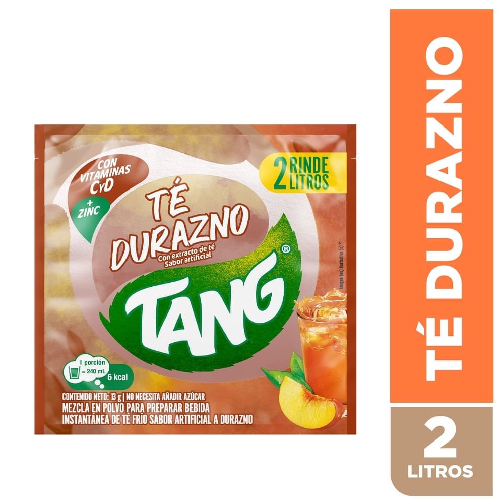 Bebida en Polvo Tang de Te Durazno - 13 g para comprar online en Estados Unidos