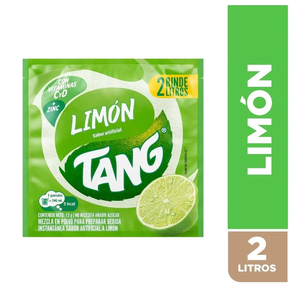 Bebida en Polvo Tang Sabor Limón - 13 g para comprar online en Estados Unidos