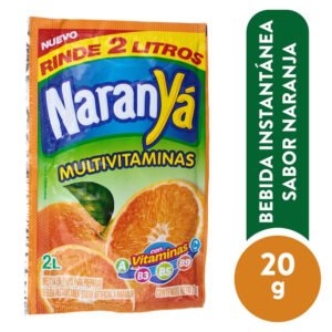 Bebida en polvo Yá sabor a naranja