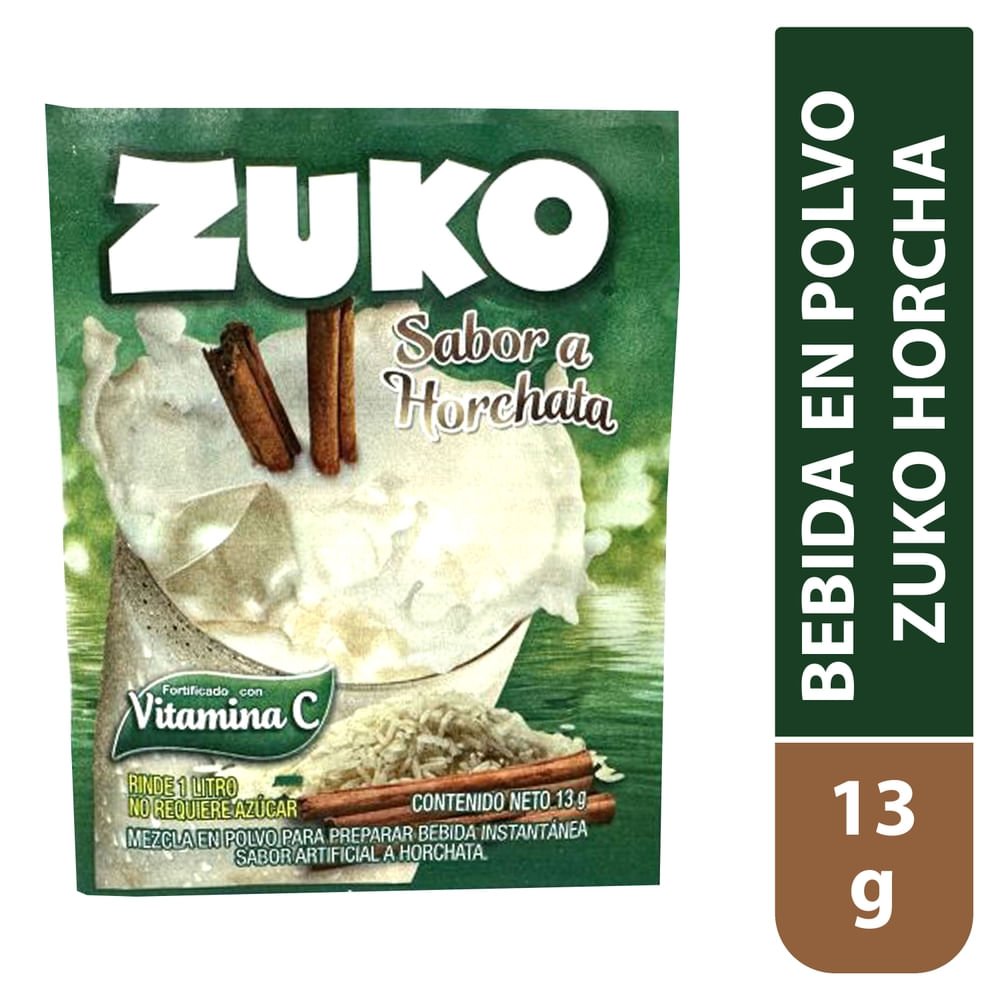 Bebida En Polvo Zuko Horcha - 13 g para comprar online en Estados Unidos