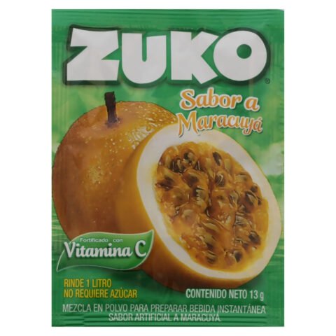 Bebida En Polvo Zuko Maracuyá - 13 g para comprar online en Estados Unidos