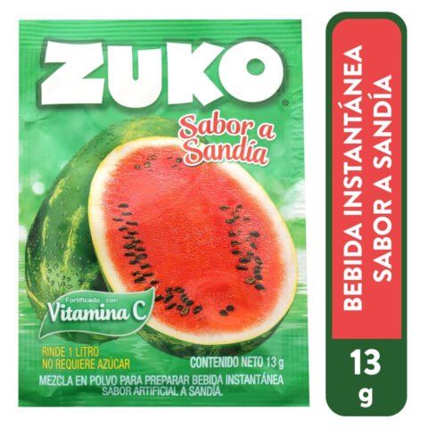 Bebida En Polvo Zuko Sabor Sandía - 13 g para comprar online en Estados Unidos