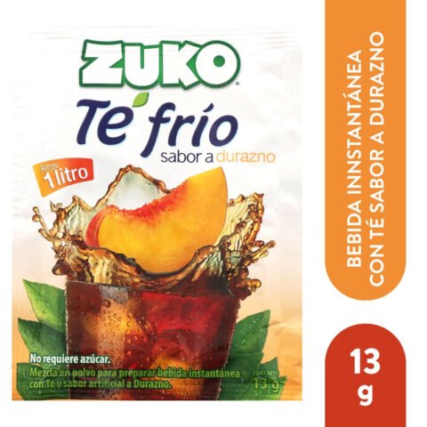 Bebida en Polvo Zuko Te Durazno - 13 g para comprar online en Estados Unidos