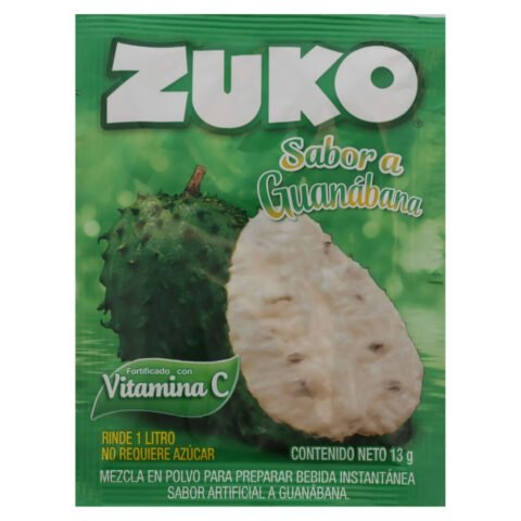 Bebida Instantánea Zuko Guanábana - 13 g para comprar online en Estados Unidos