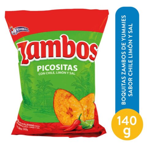 Boquitas Zambos de Yummies Sabor Chile Limón y Sal - 140 g para comprar online en Estados Unidos