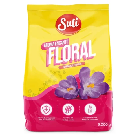 Detergente en polvo Suli Aroma Floral de 9000 g