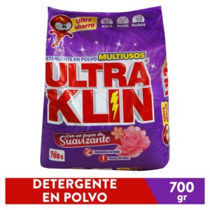 Detergente en polvo Ultraklin fuerza intens 700 g