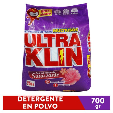 Detergente en polvo Ultraklin fuerza intens 700 g