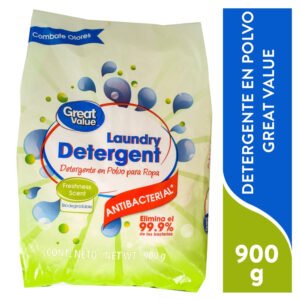 Detergente Great Value En Polvo Antibacterial - 900 g
