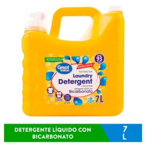 Detergente Líquido Great Value con Bicarbonato de 7 L