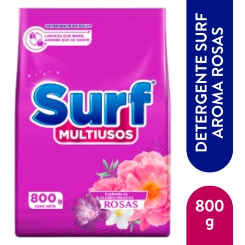 Detergente Surf en Polvo aroma Rosas - 800 g