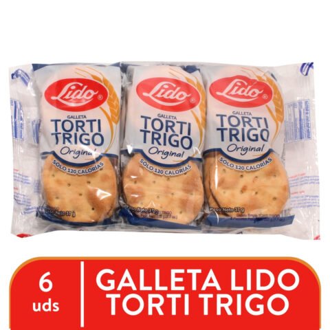 Galleta Lido Torti trigo 6 pack - 222 g para comprar online en Estados Unidos