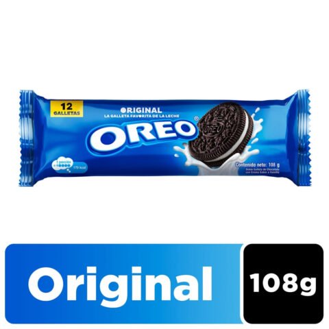 Galleta Oreo de chocolate en tubo de 108 g