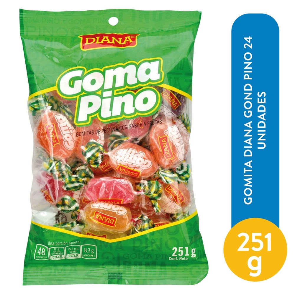 Gomita Diana Gond Pino 24 Unidades - 251 g para comprar online en Estados Unidos