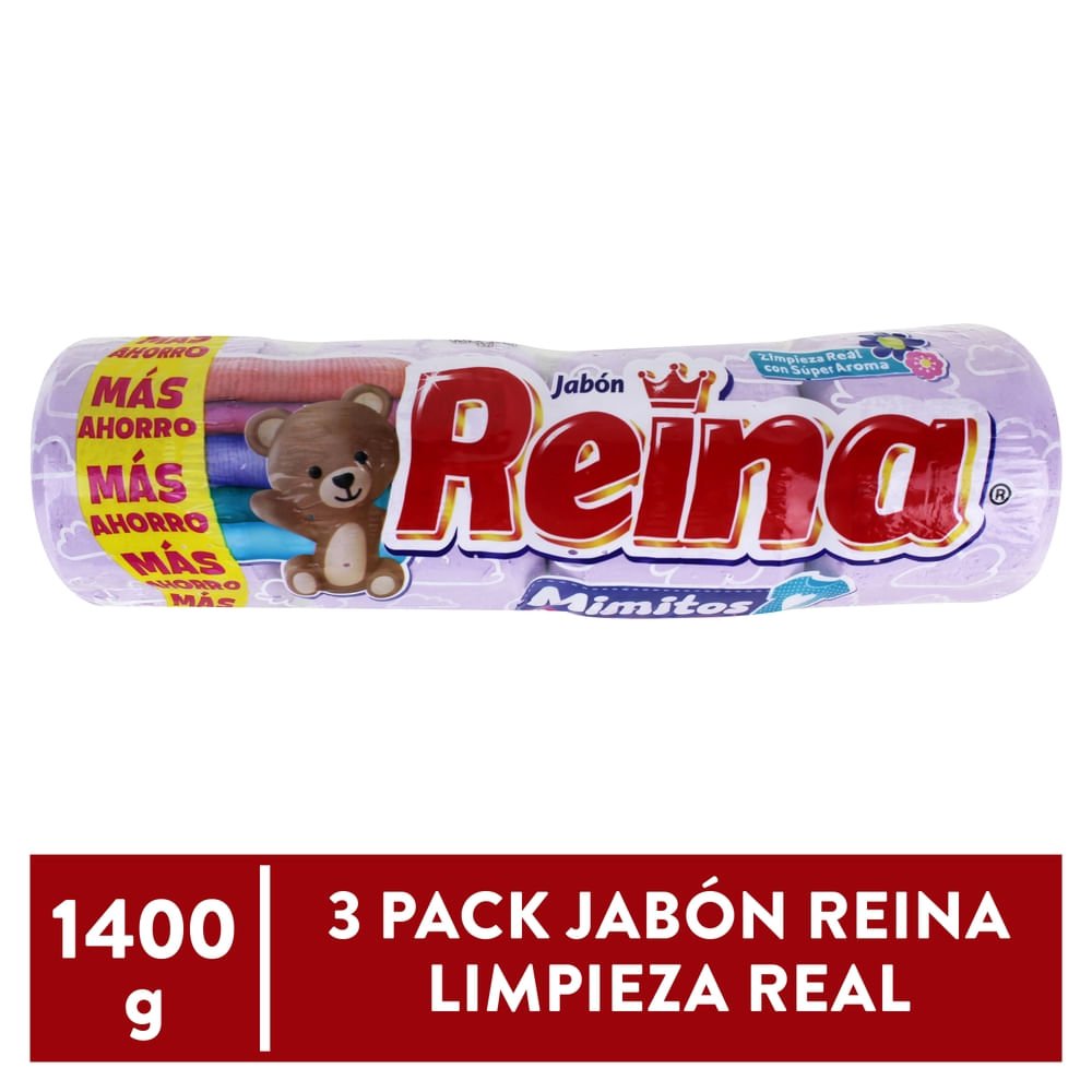 Jabón Reina Mimitos 4Pack 1400 g