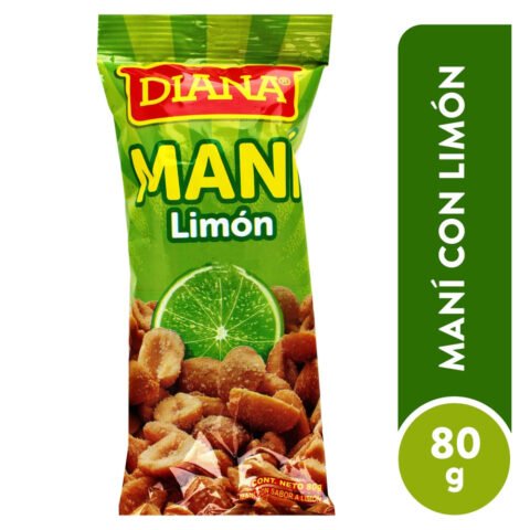 Mani Diana Con Limón bolsa - 80 g para comprar online en Estados Unidos