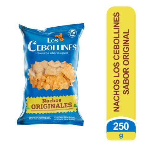 Nachos Los Cebollines sabor original - 250 g para comprar online en Estados Unidos