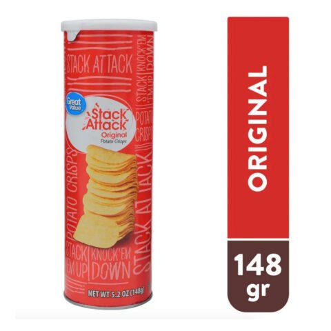Papas Great Value Sabor Original Tubo - 148 g