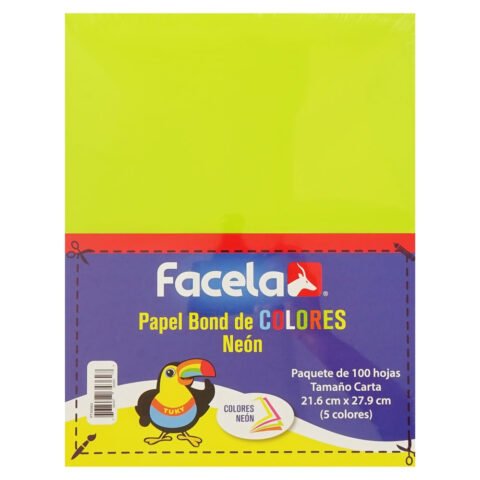 Papel Bond Facela Colores Surtidos