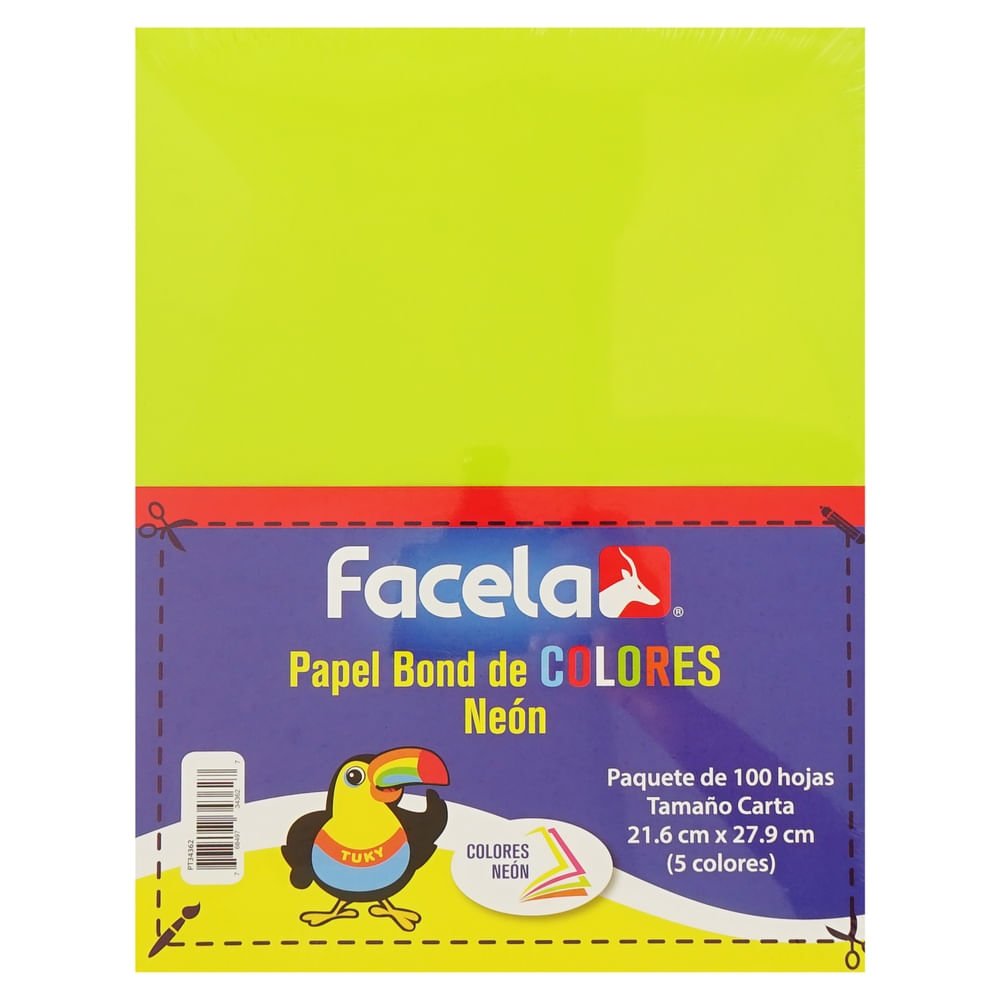 Papel Bond Facela Colores Surtidos