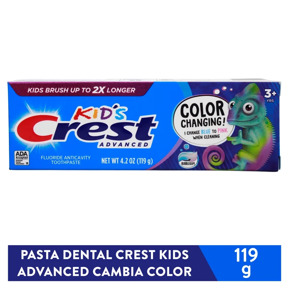 Pasta dental Crest Kids Color Changing - 119 g