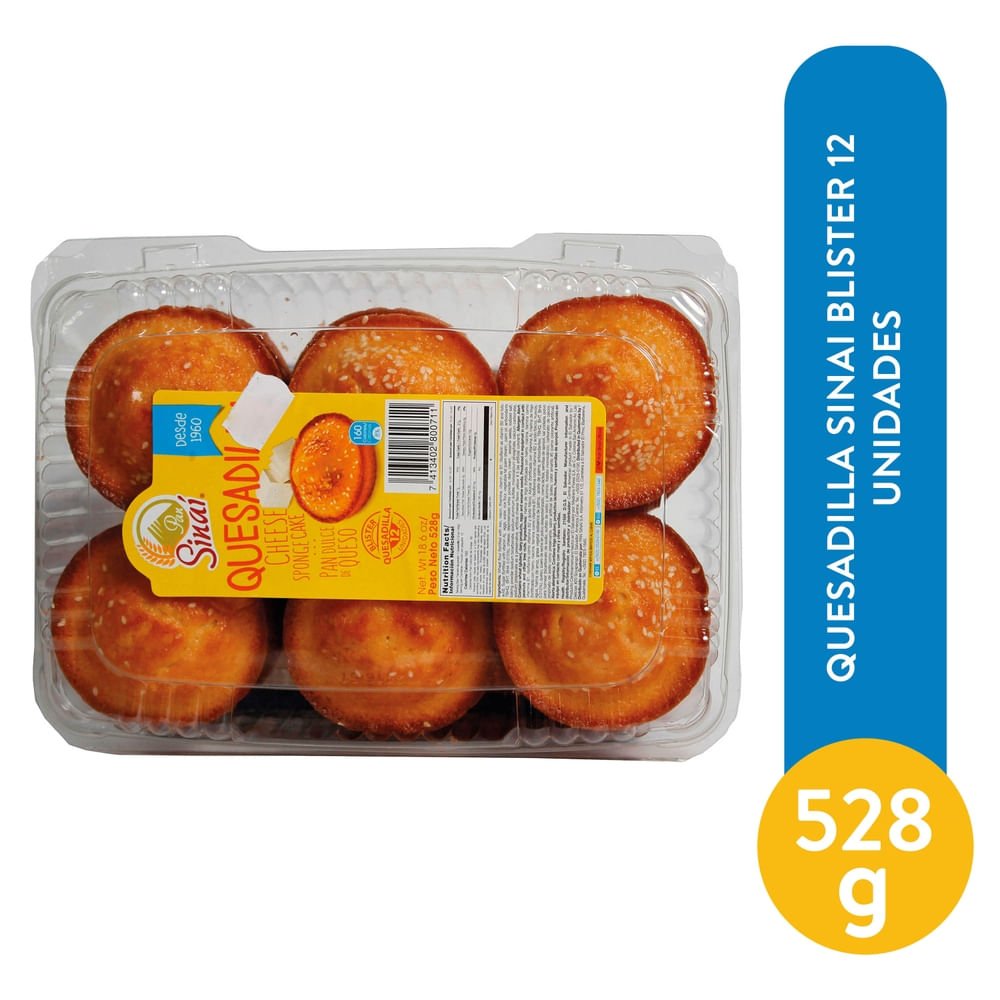 Quesadilla Sinai Blister 12 Unidades - 528 g para comprar online en Estados Unidos