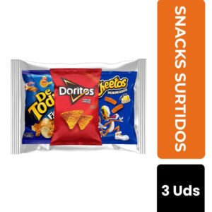 Snack Frito Lay Pack 3 Unidades Doritos, Cheetos y Detodito