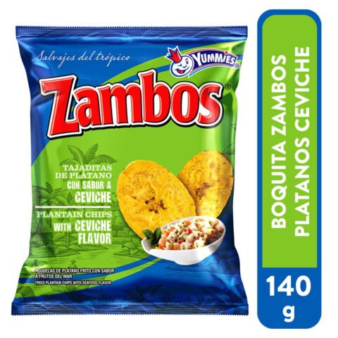 Snack Zambos Yummies plátanos con sabor a ceviche - 140 g