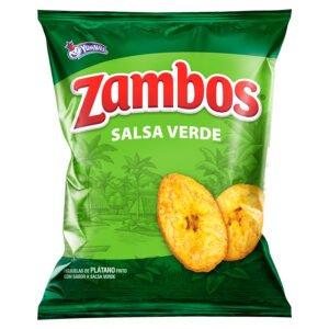 Zambos Platano Salsaverde 70 g - Snack Salvadoreno